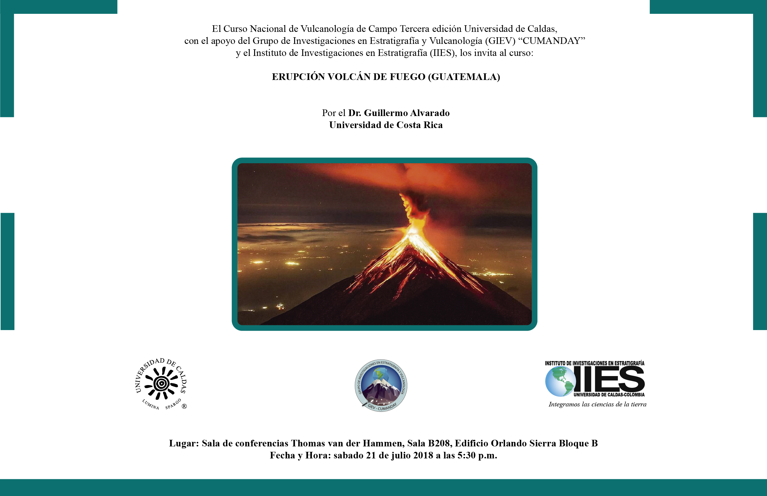 Lee más sobre el artículo Curso: Erupción volcán de fuego (Guatemala)