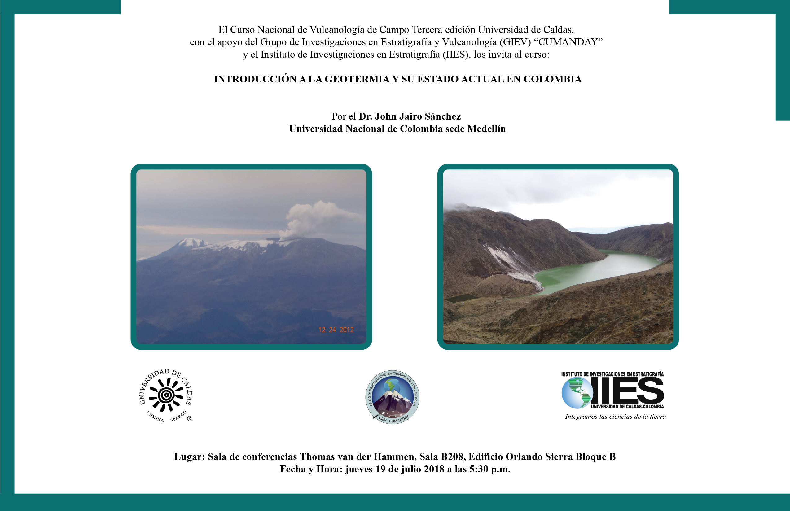 Lee más sobre el artículo Curso: Introducción a la geotermia y su estado actual en Colombia